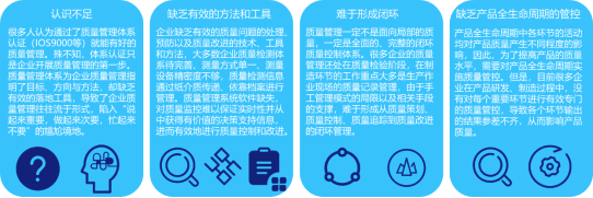 現(xiàn)階段制造企業(yè)質量管理的痛點