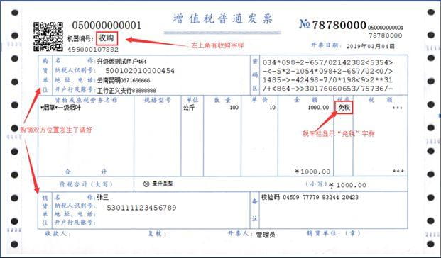 農(nóng)產(chǎn)品收購(gòu)發(fā)票