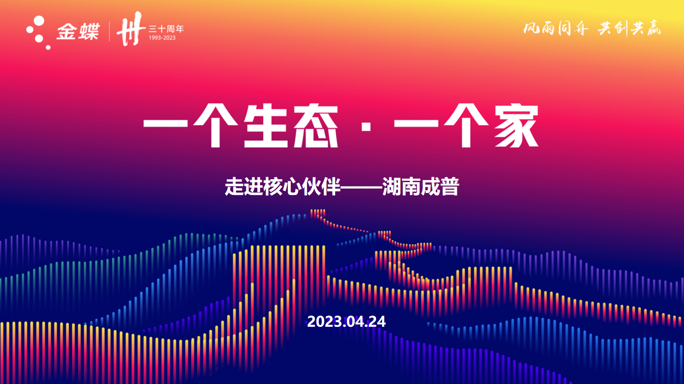 熱烈歡迎金蝶集團(tuán)領(lǐng)導(dǎo)蒞臨成普夢蝶科技視察指導(dǎo)！